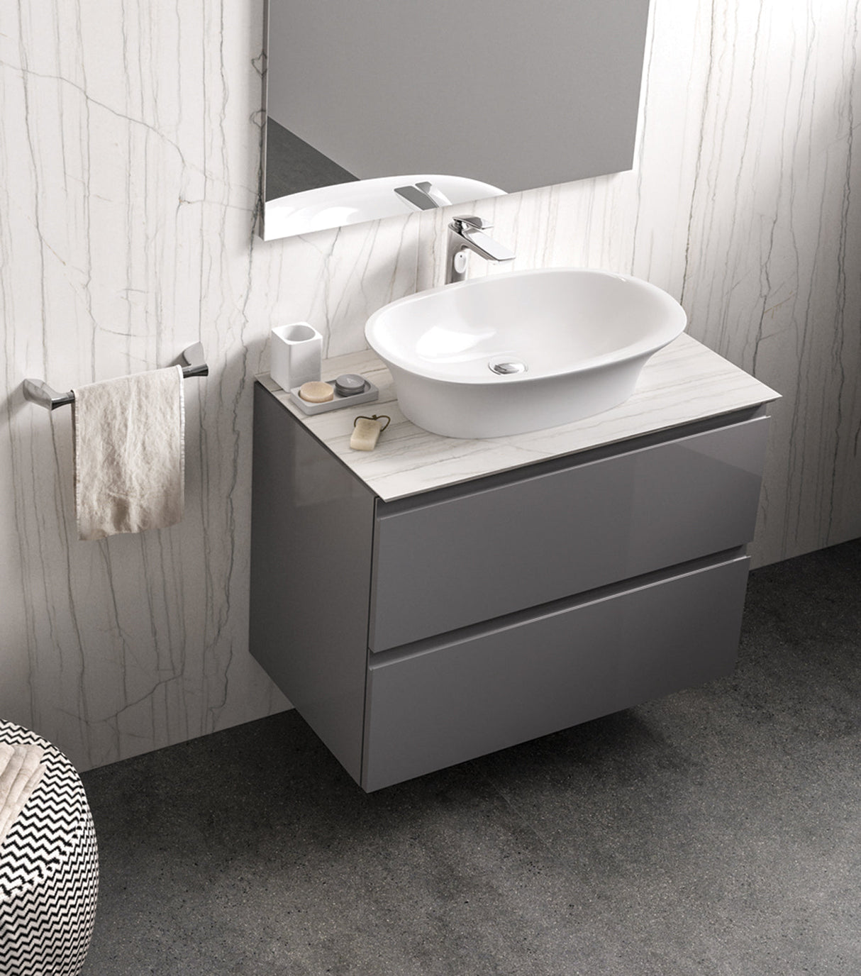 Sensation 23" Oval Vessel