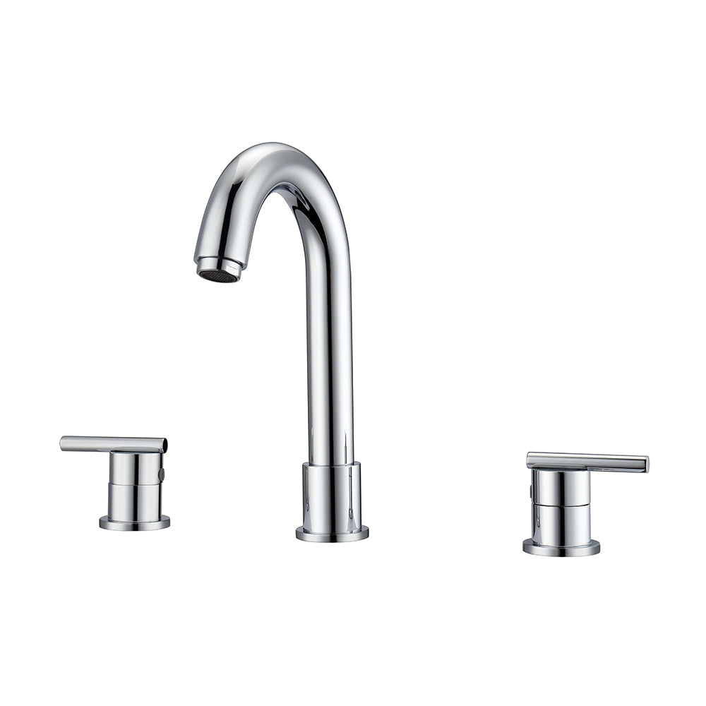 Conley Widespread Lavatory Faucet with Metal Lever Handles