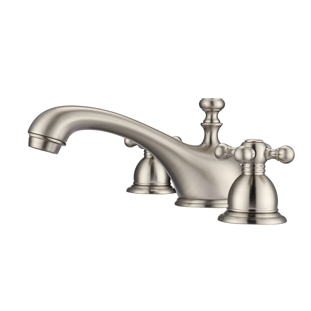 Marsala Widespread Lavatory Faucet with Metal Cross Handles