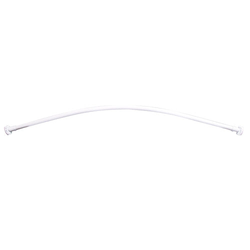 Curved Shower Rod with Flanges