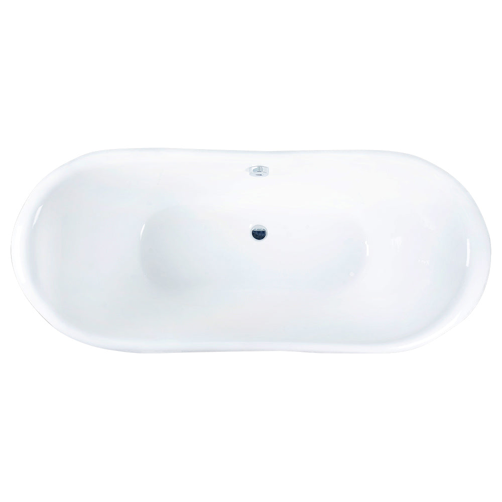 Markus 66" Cast Iron Double Slipper Tub