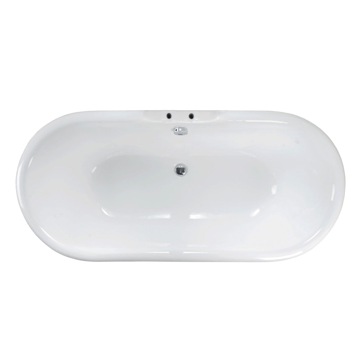 Duet 67" Cast Iron Double Roll Top Tub