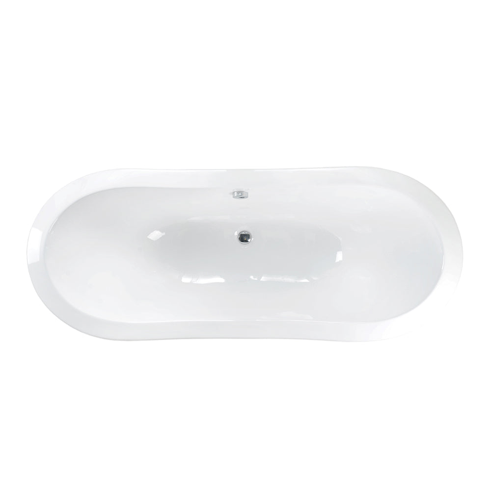 Macon 61" Cast Iron Double Slipper Tub