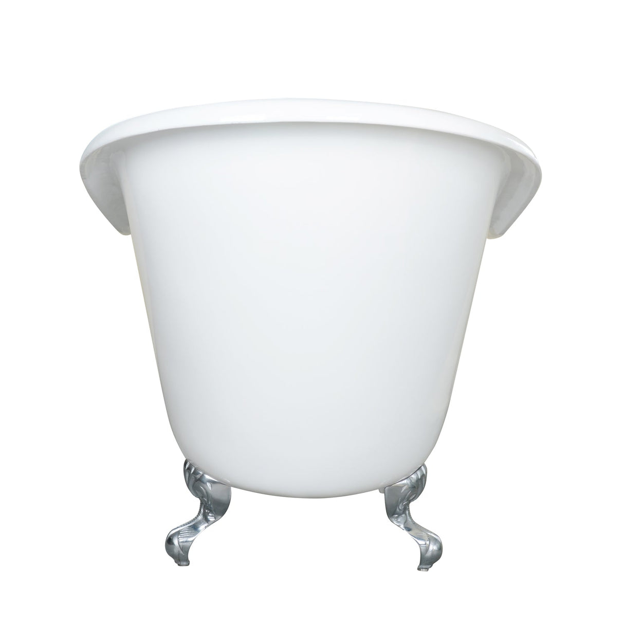 India 67" Cast Iron Slipper Tub