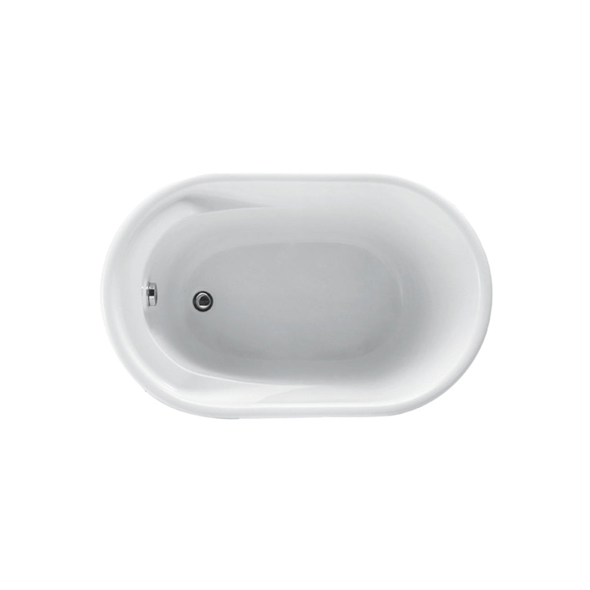 Pearl 47" Freestanding Acrylic Tub with Integral Drain