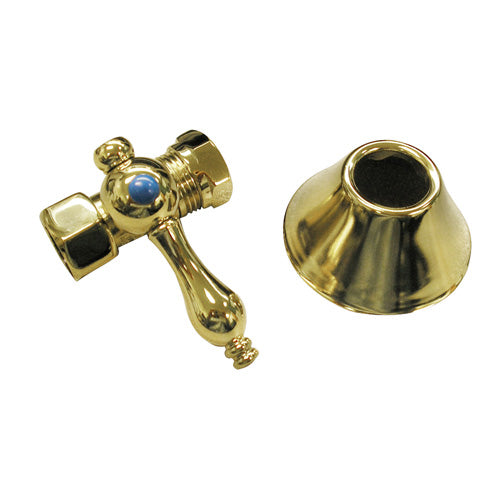 Straight Stop with Flange - 1/2" IPS