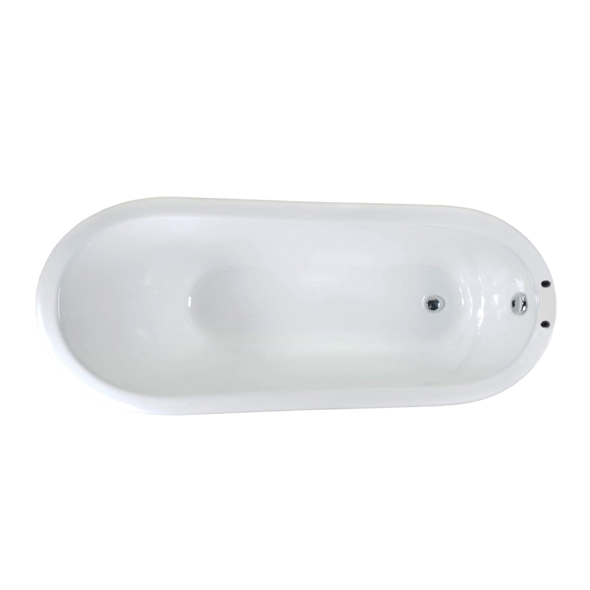 Icarus 67" Cast Iron Slipper Tub