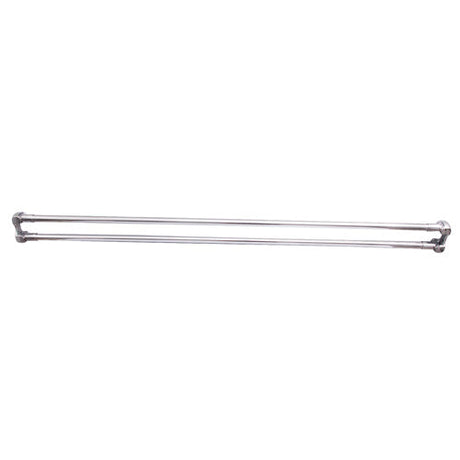 Straight Double Shower Curtain Rod