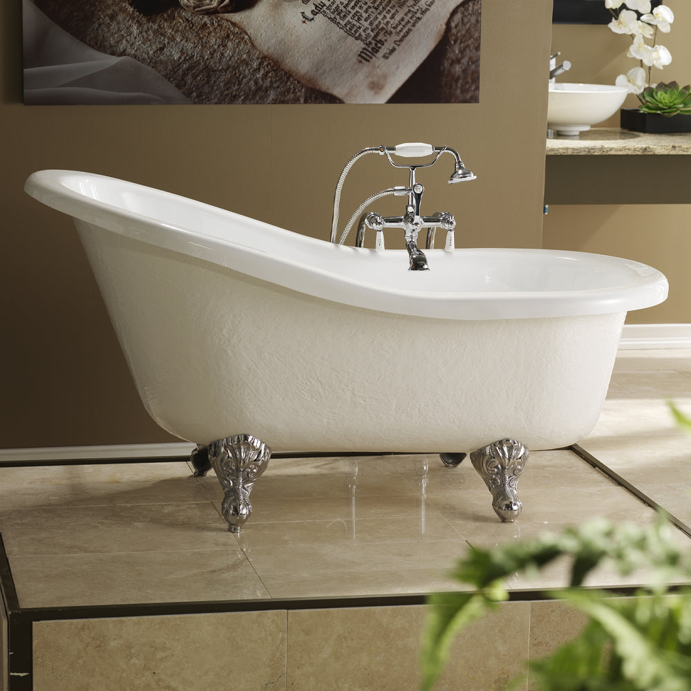Estelle 60" Acrylic Slipper Tub