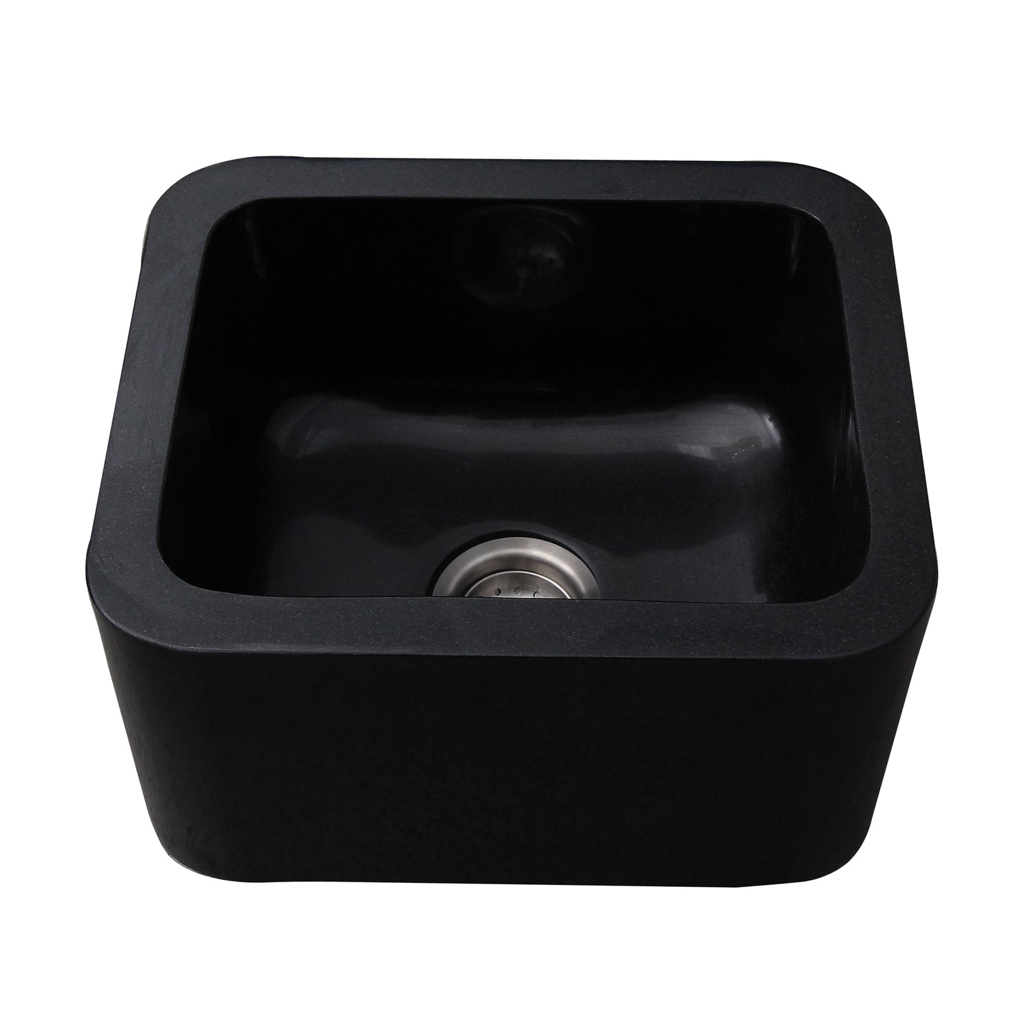 Abrams Single Bowl Granite Apron-Front Sink