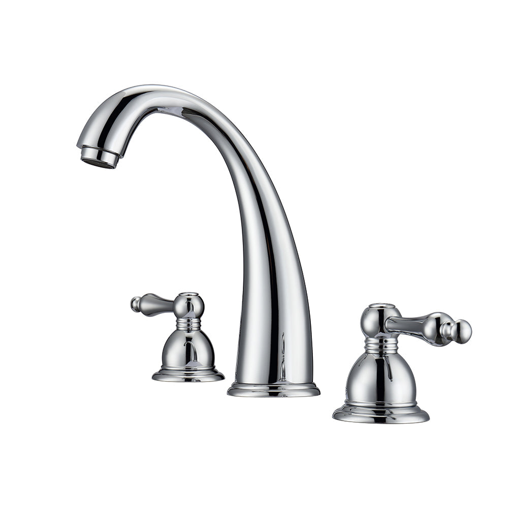 Maddox Widespread Lavatory Faucet with Metal Lever Handles