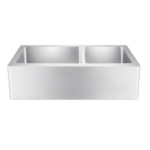 Crowley Double Bowl Stainless Apron-Front Sink