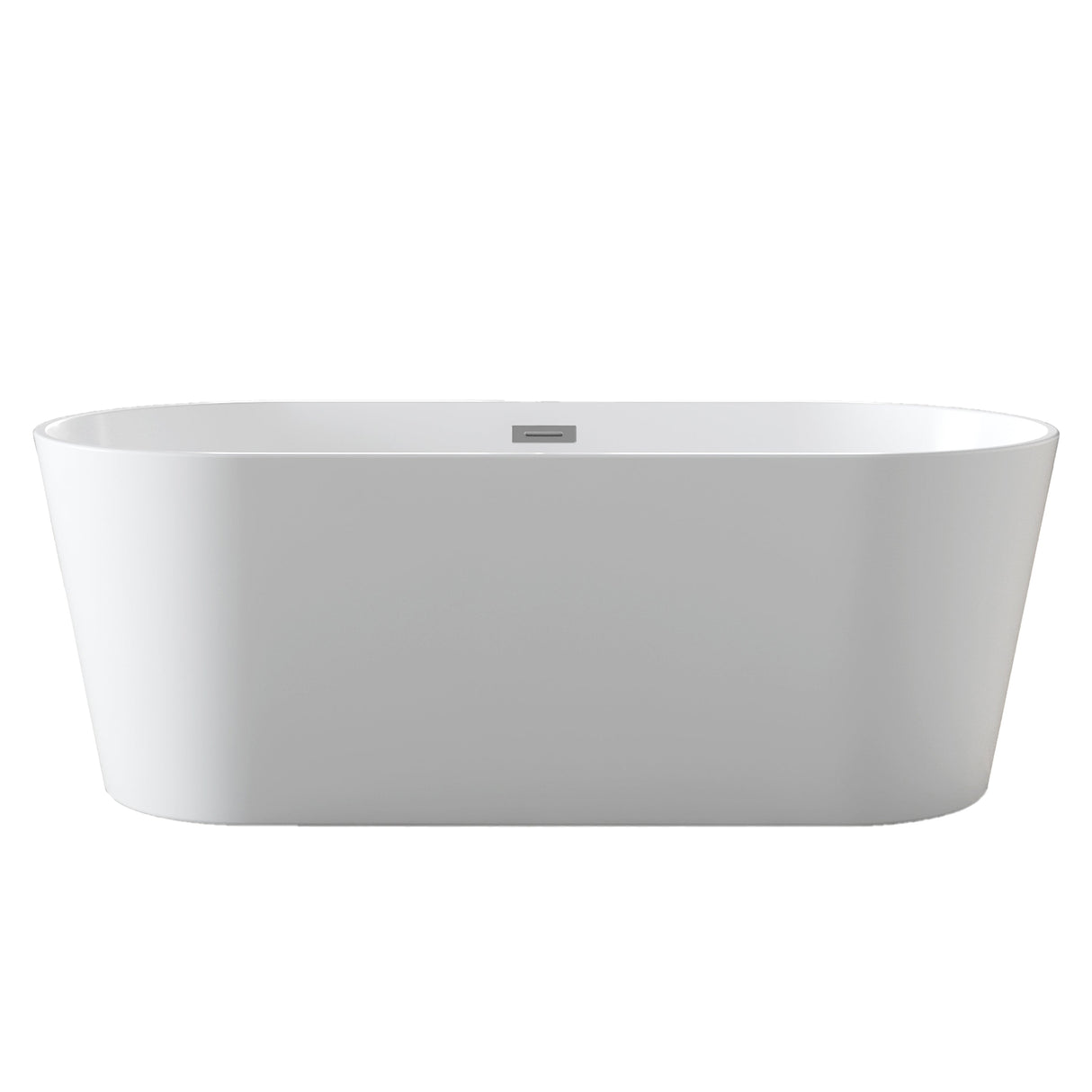 Patrick 67" Acrylic Tub with Integrated Drain and Overflow