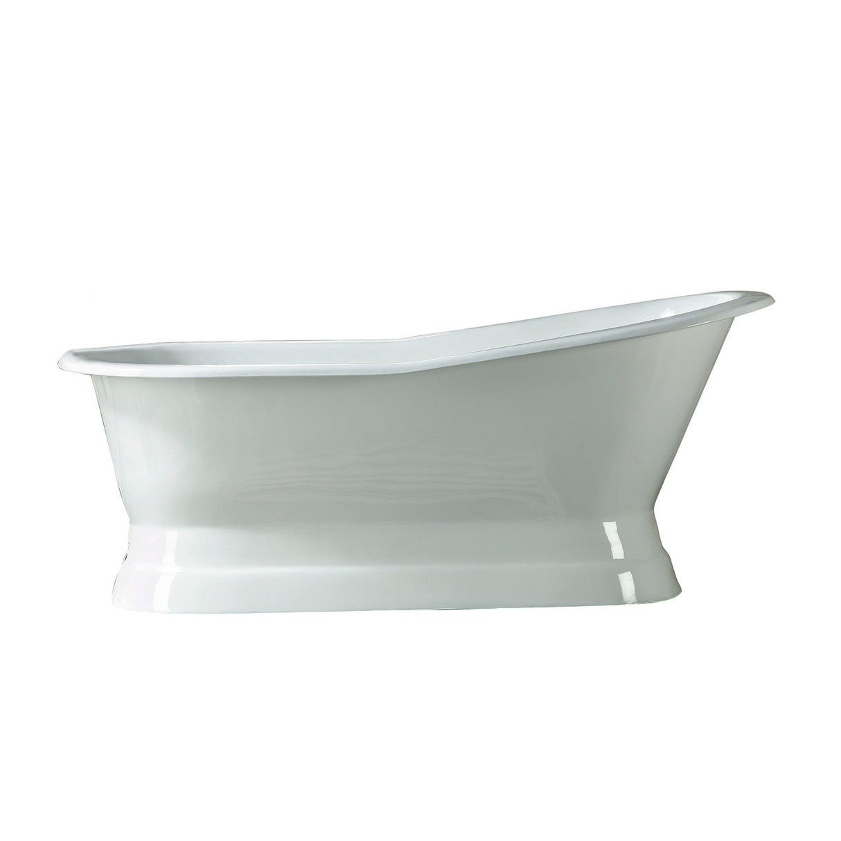 Lyndsey 68" Cast Iron Slipper Tub on Base