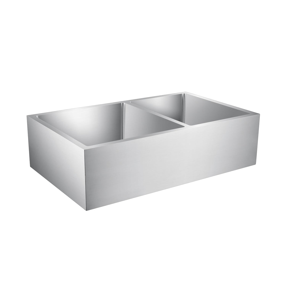 Coriander Double Bowl Stainless Apron-Front Sink