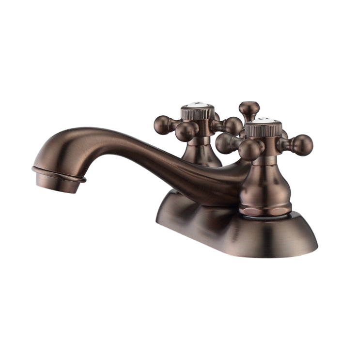 Donata 4" Centerset Lavatory Faucet with Button Cross Handles
