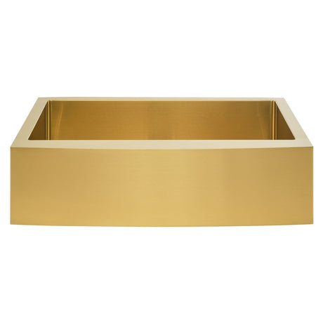 Amanda Single Bowl Gold Stainless Apron-Front Sink