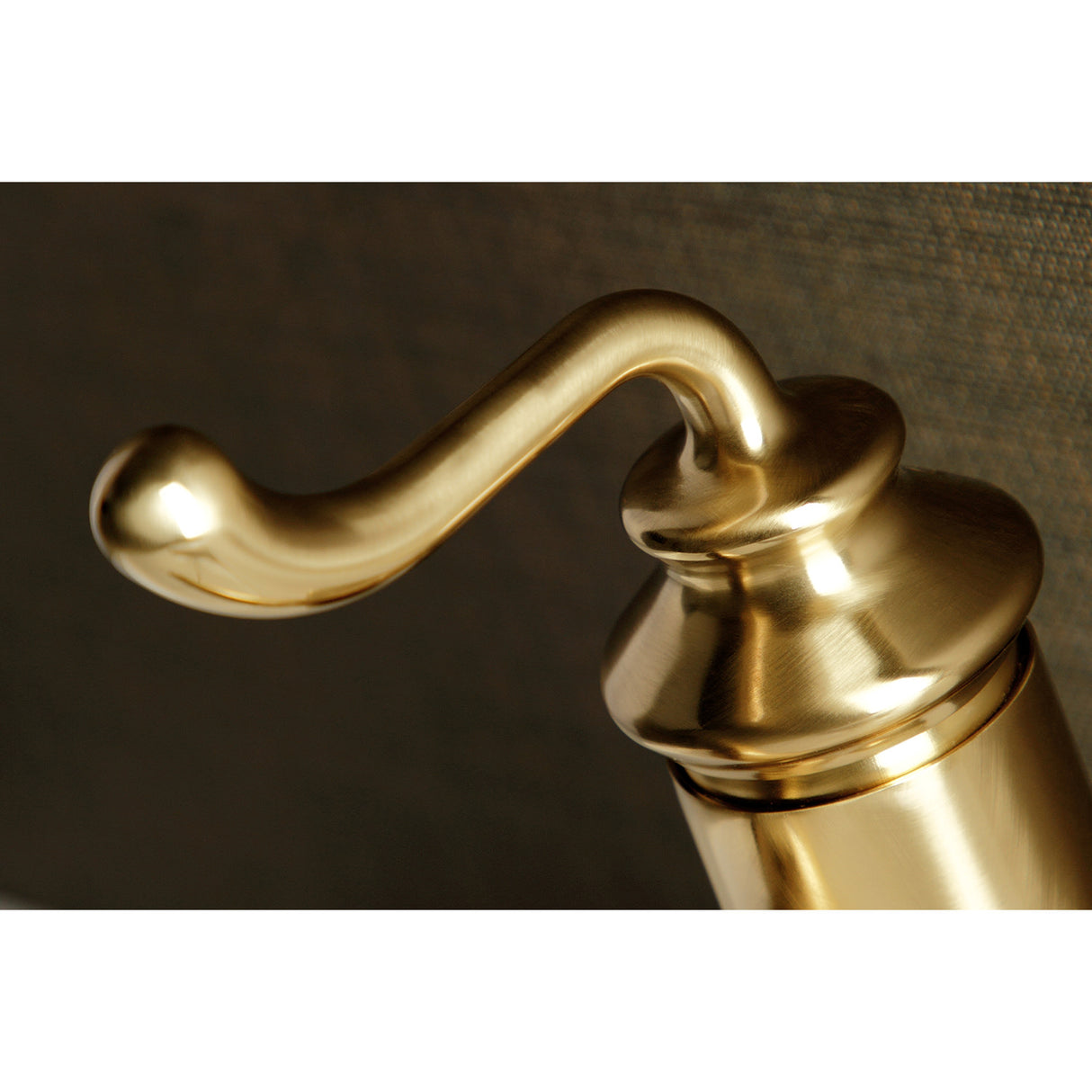 Fauceture LS5413RL Royale Single-Handle Bathroom Faucet with Push Pop-Up, Brushed Brass