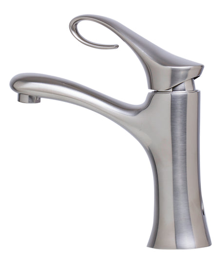 ALFI brand AB1295-BN Brushed Nickel Single Lever Bathroom Faucet