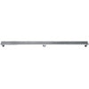 ALFI brand 59" Stainless Steel Linear Shower Drain with Groove Lines