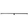 ALFI brand 59" Black Matte Stainless Steel Linear Shower Drain with Solid Cover