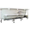 EAGO AM124ETL-R 6 ft Right Corner Acrylic White Whirlpool Bathtub for Two