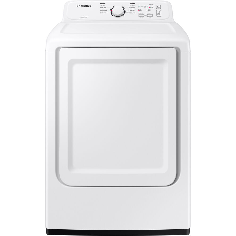 Samsung DVE41A3000W 7.2 CF Electric Dryer, Sensor Dry