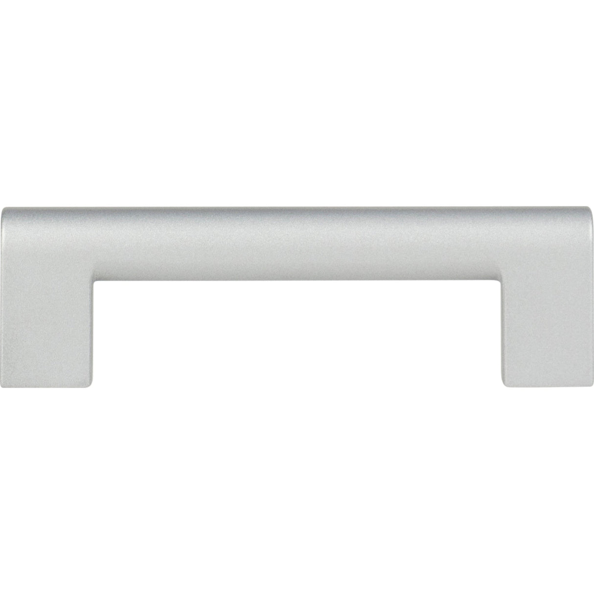 Atlas Homewares Round Rail Pull 3 3/4 Inch (c-c) Matte Chrome
