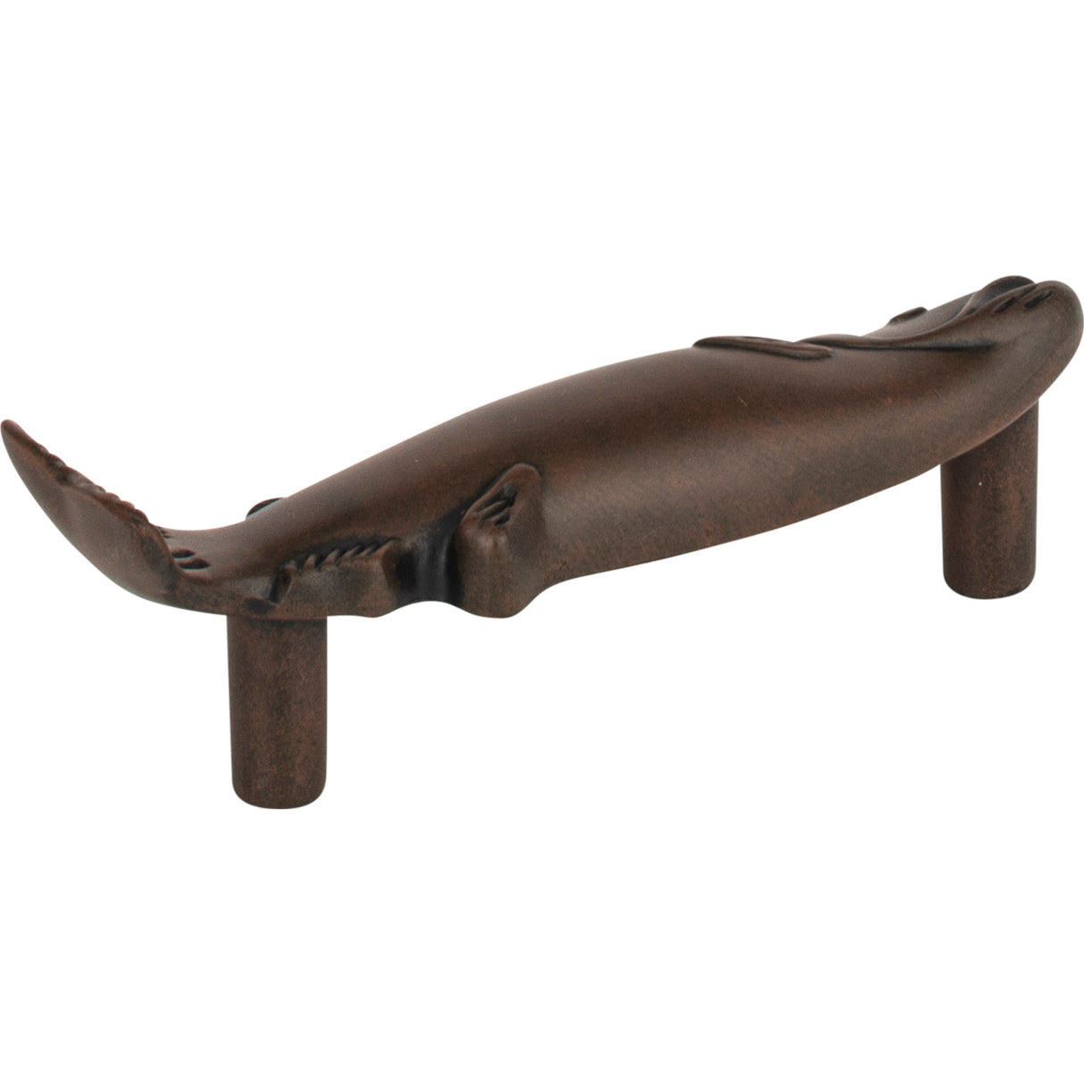 Atlas Homewares Fish Pull 3 Inch (c-c) Rust
