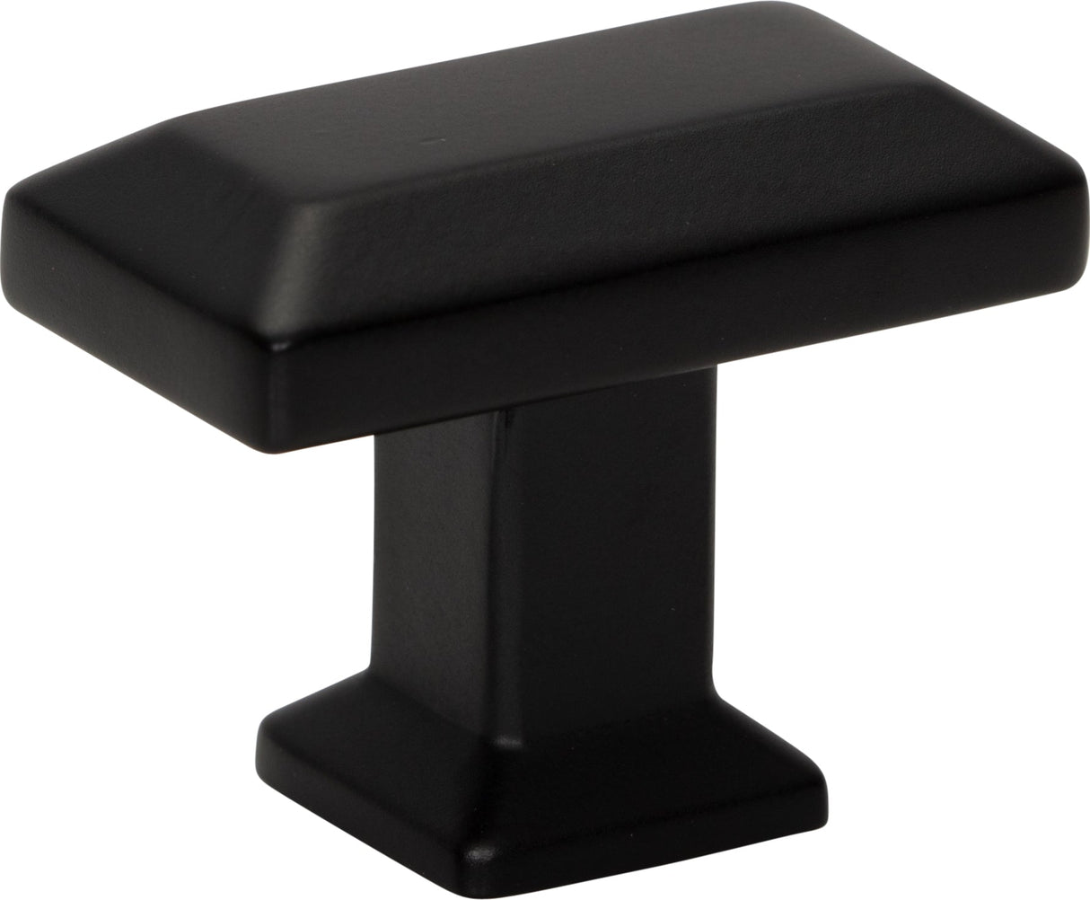 Atlas Homewares Sweetbriar Lane Rectangle Knob 1 3/8 Inch Matte Black