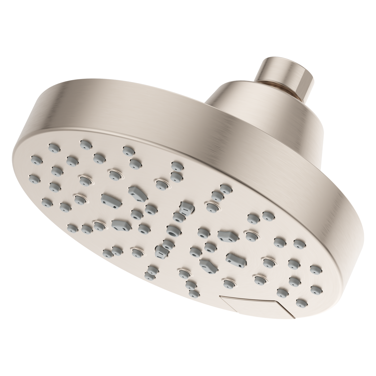 Modern Round Showerhead in Brushed Nickel