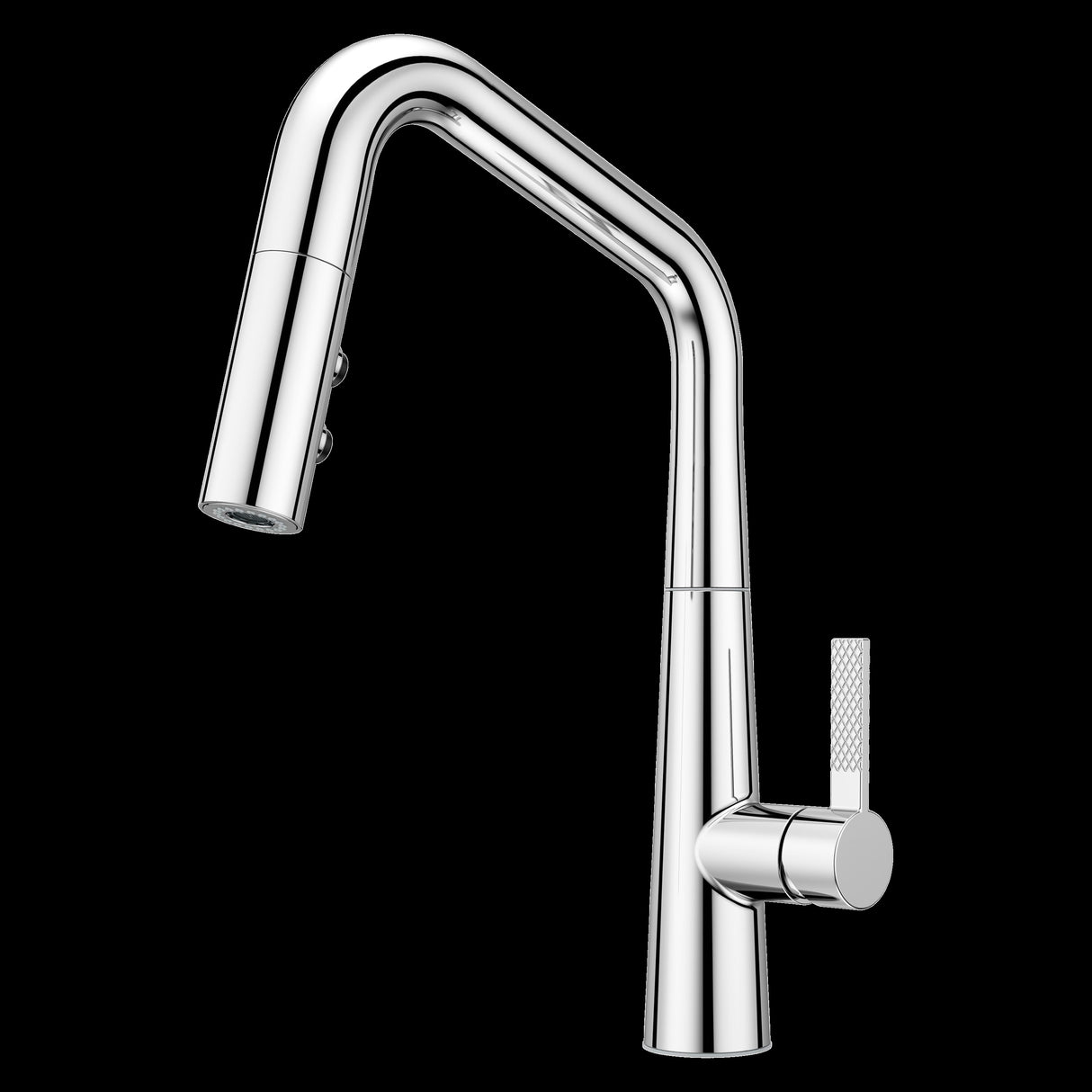 Asari 1-Handle Pull-Down Kitchen Faucet in Polished Chrome