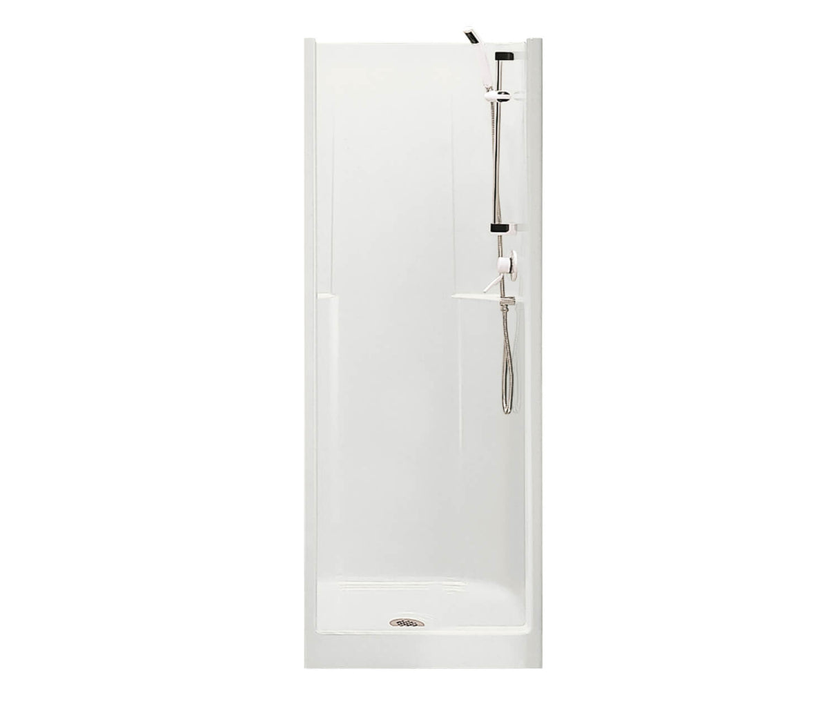 MAAX 200030-000-002-000 Biarritz 40 30 x 32 AcrylX Alcove Center Drain One-Piece Shower in White