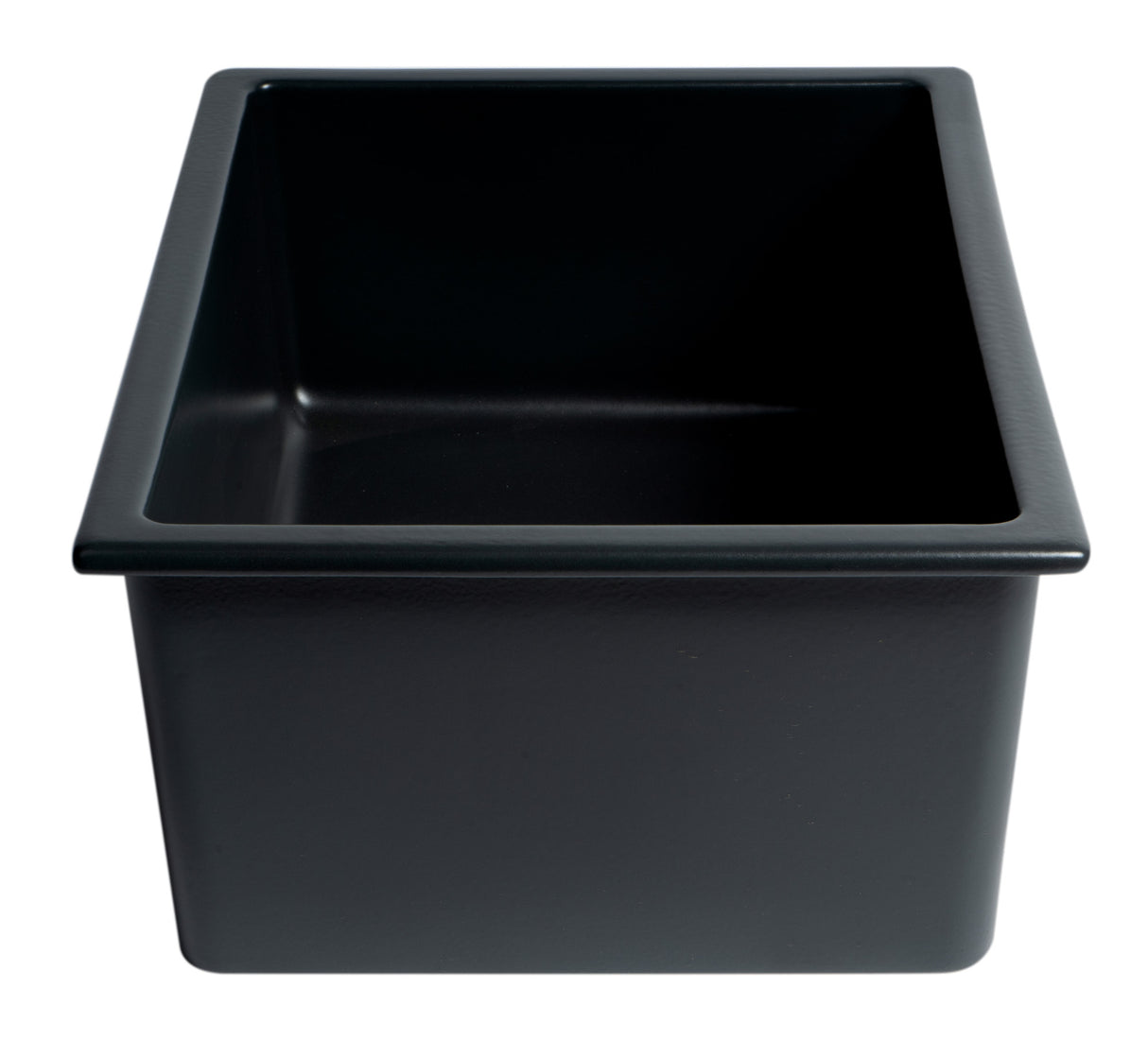 Black Matte 24" x 18" Fireclay Undermount / Drop In Fireclay Kitchen Sink