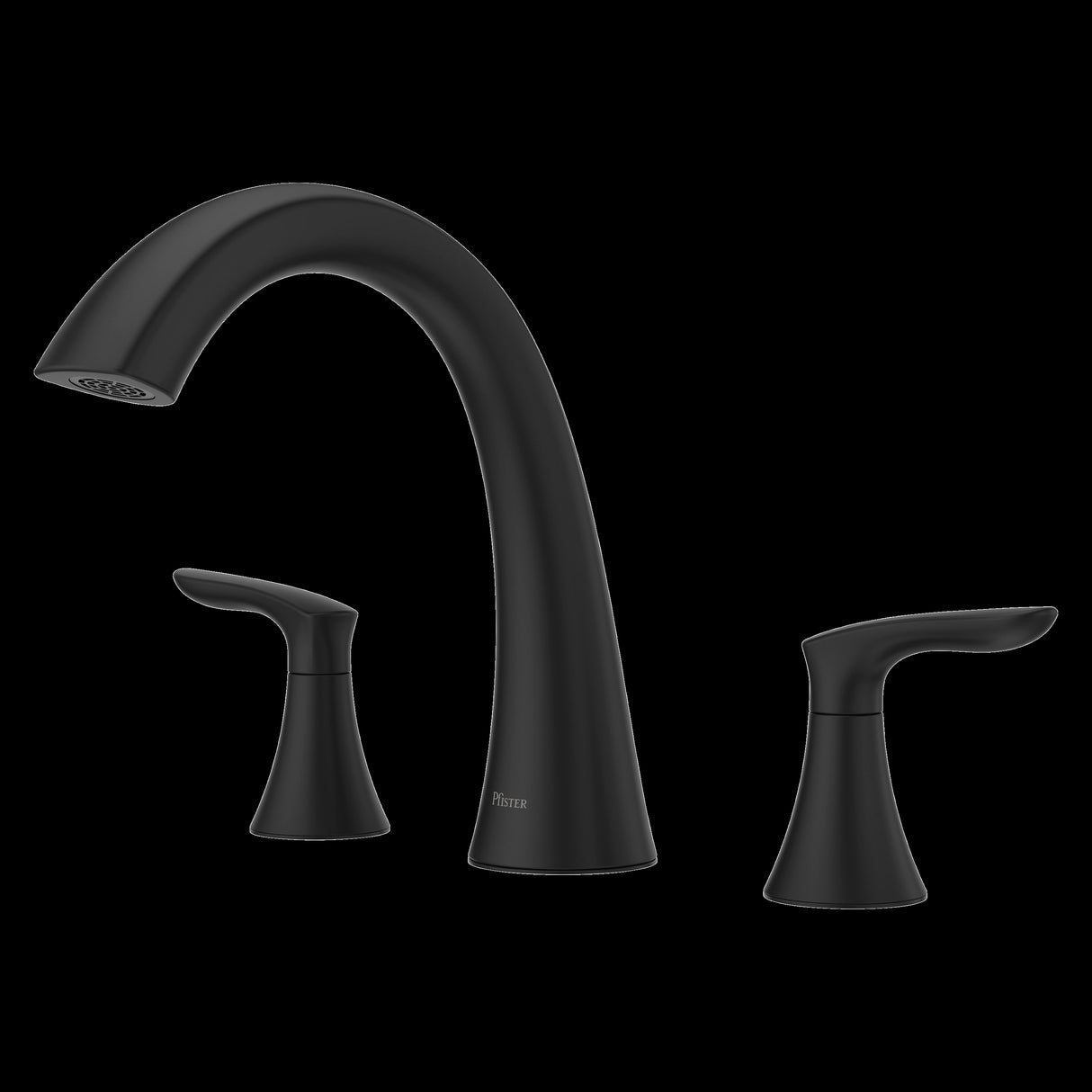 Weller 2-Handle Roman Tub Trim in Matte Black