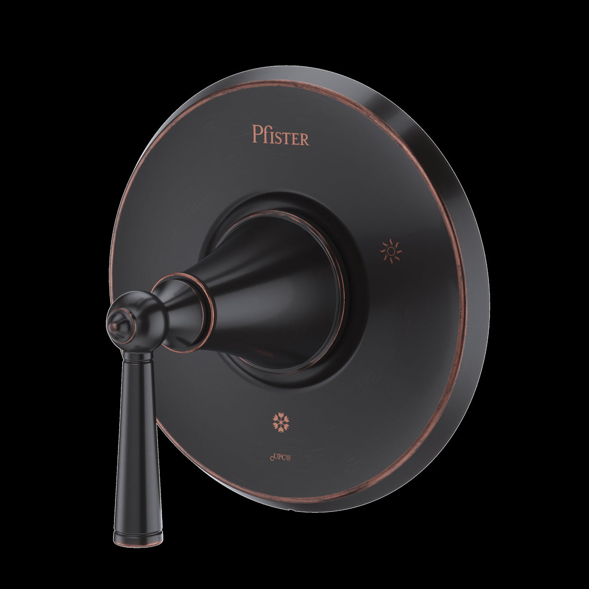 Saxton 1-Handle Tub & Shower Valve Only Trim in Tuscan Bronze