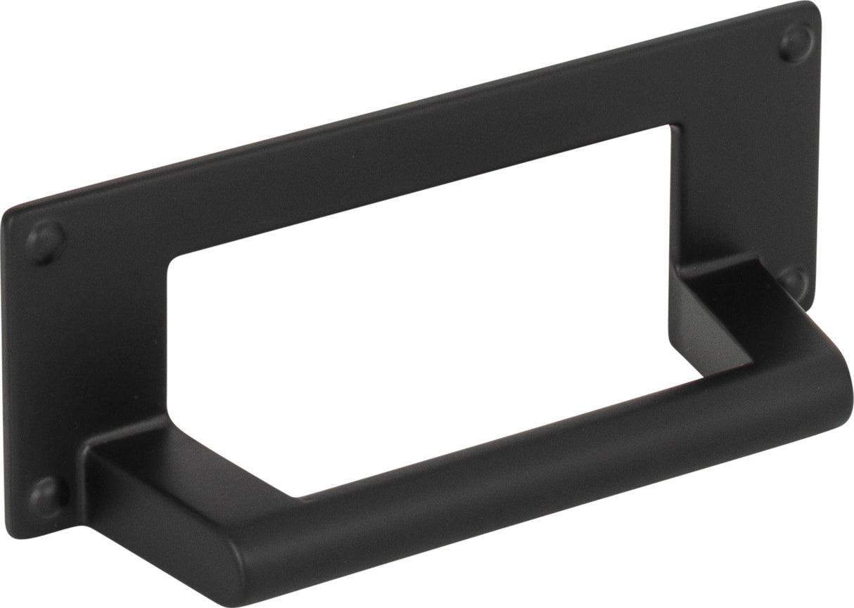 Atlas Homewares Bradbury Cup Pull 3 Inch (c-c) Matte Black