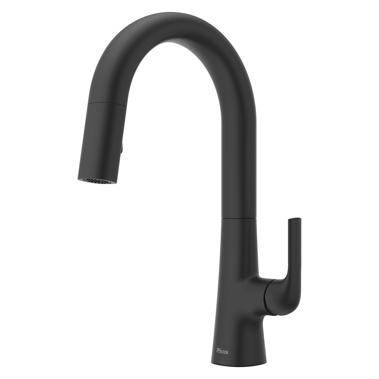 Beringer 1-Handle Pull-Down Kitchen Faucet in Spot Defense Matte Black