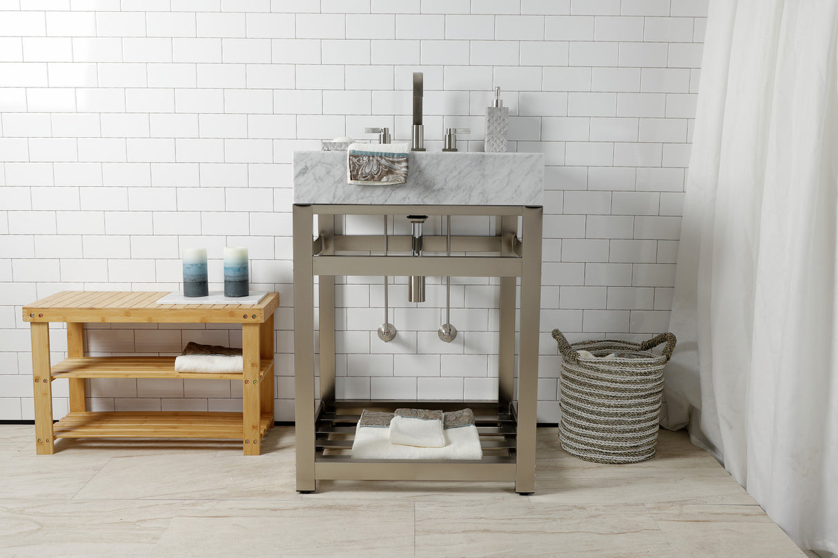 Fauceture FSC8968NDL NuvoFusion Widespread Bathroom Faucet, Brushed Nickel