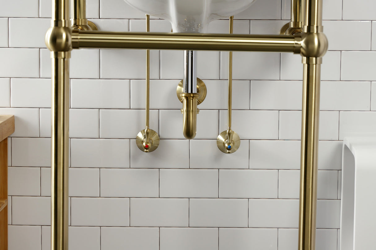 Fauceture FSC1973ACL American Classic Widespread Bathroom Faucet, Brushed Brass