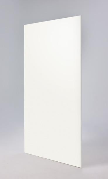 Wetwall Panel Aria White 28in x 75in Bullnose Edge to Flat Edge W7001