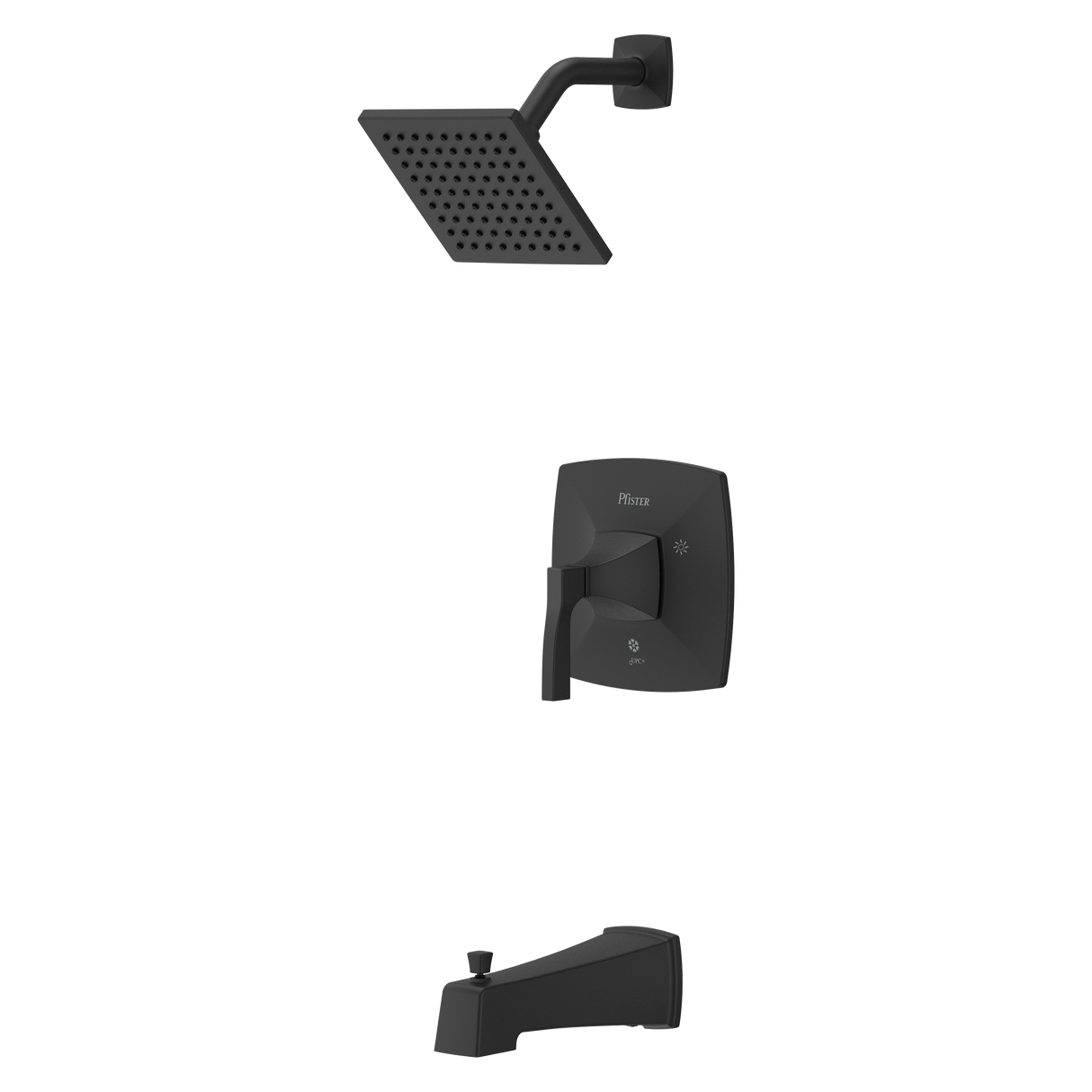 Holliston Tub/Shower Trim Kit in Spot Defense Matte Black