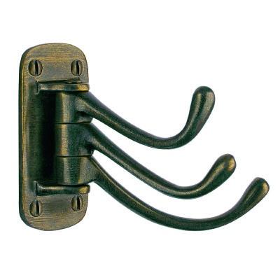 Smedbo Beslagsboden Coat Hook in Antique Brass