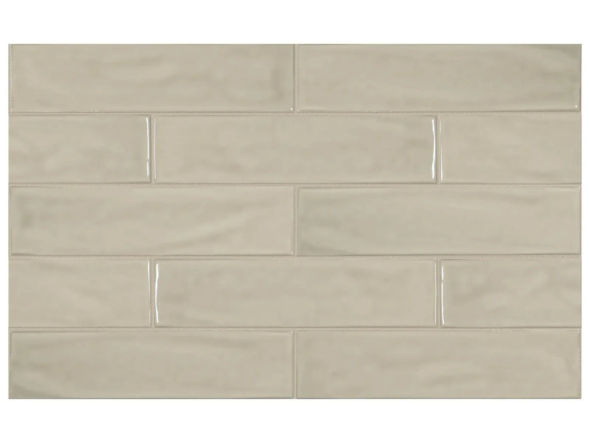 Anatolia Tile 3X12 Marlow Earth Glossy Wall 4000-0076-1 Earth 3x12 Glossy - premium natural stone mosaic tile from Anatolia Tile, available at PoshHaus showroom in Keene, NH