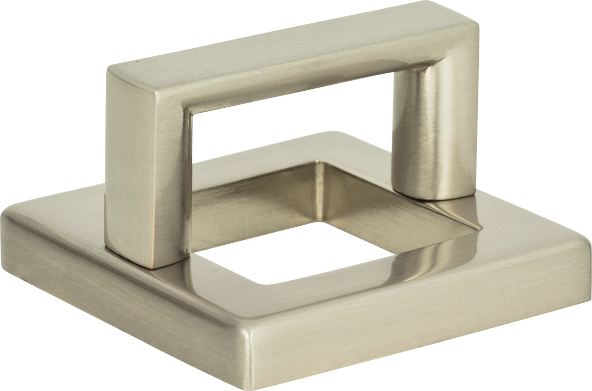 Atlas Homewares Tableau Square Base and Top 1 7/16 Inch (c-c) Brushed Nickel
