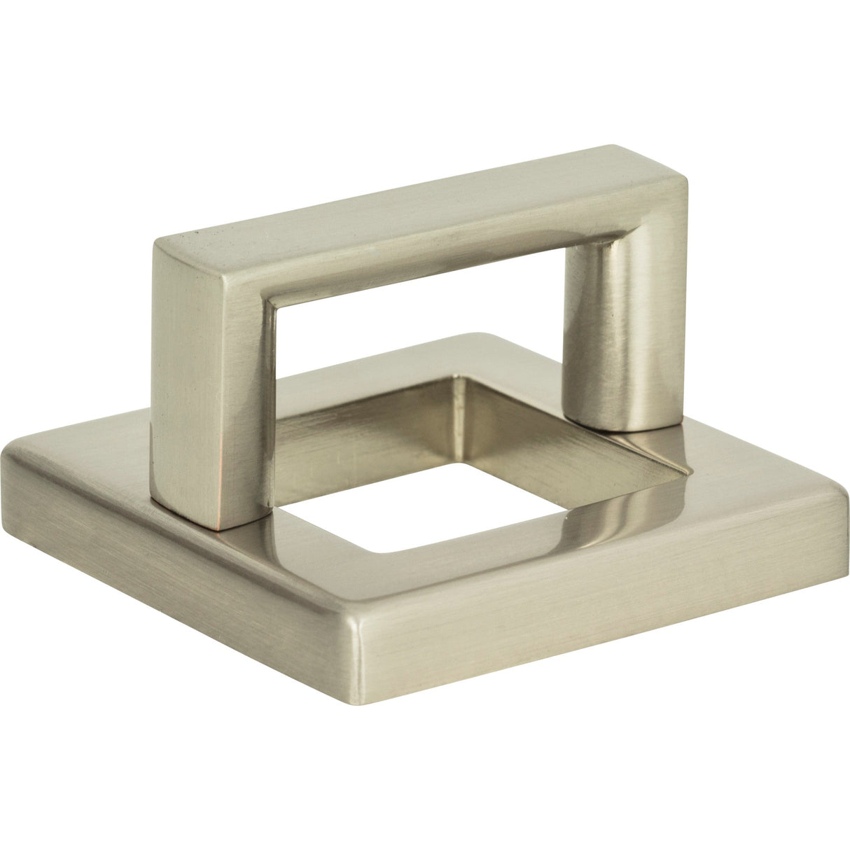 Atlas Homewares Tableau Square Base and Top 1 7/16 Inch (c-c) Brushed Nickel