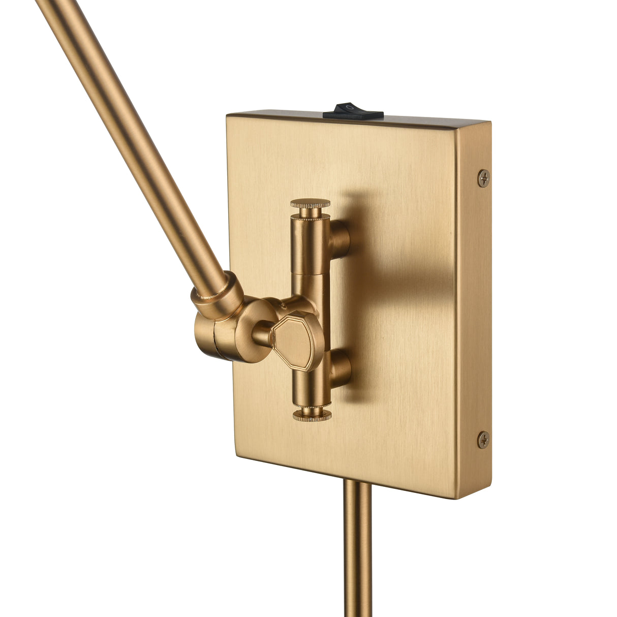 Elk EC89231/1 Whitmire 10.25'' High 1-Light Plug-In/Hardwire Sconce - Brushed Gold