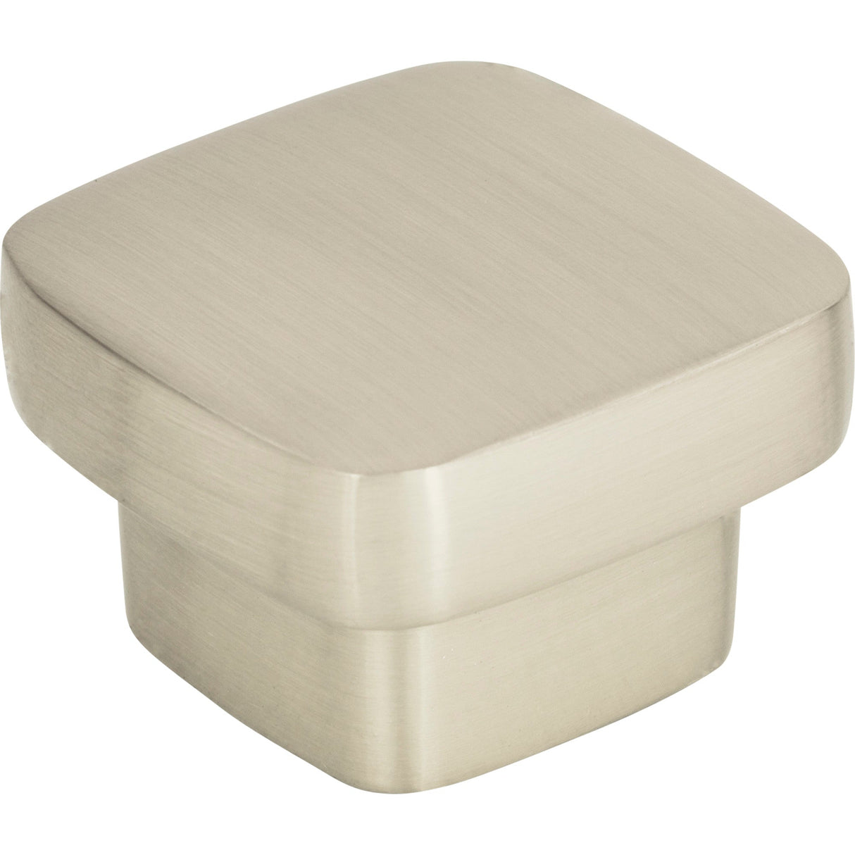 Atlas Homewares Chunky Square Knob Large 1 13/16 Inch Brushed Nickel