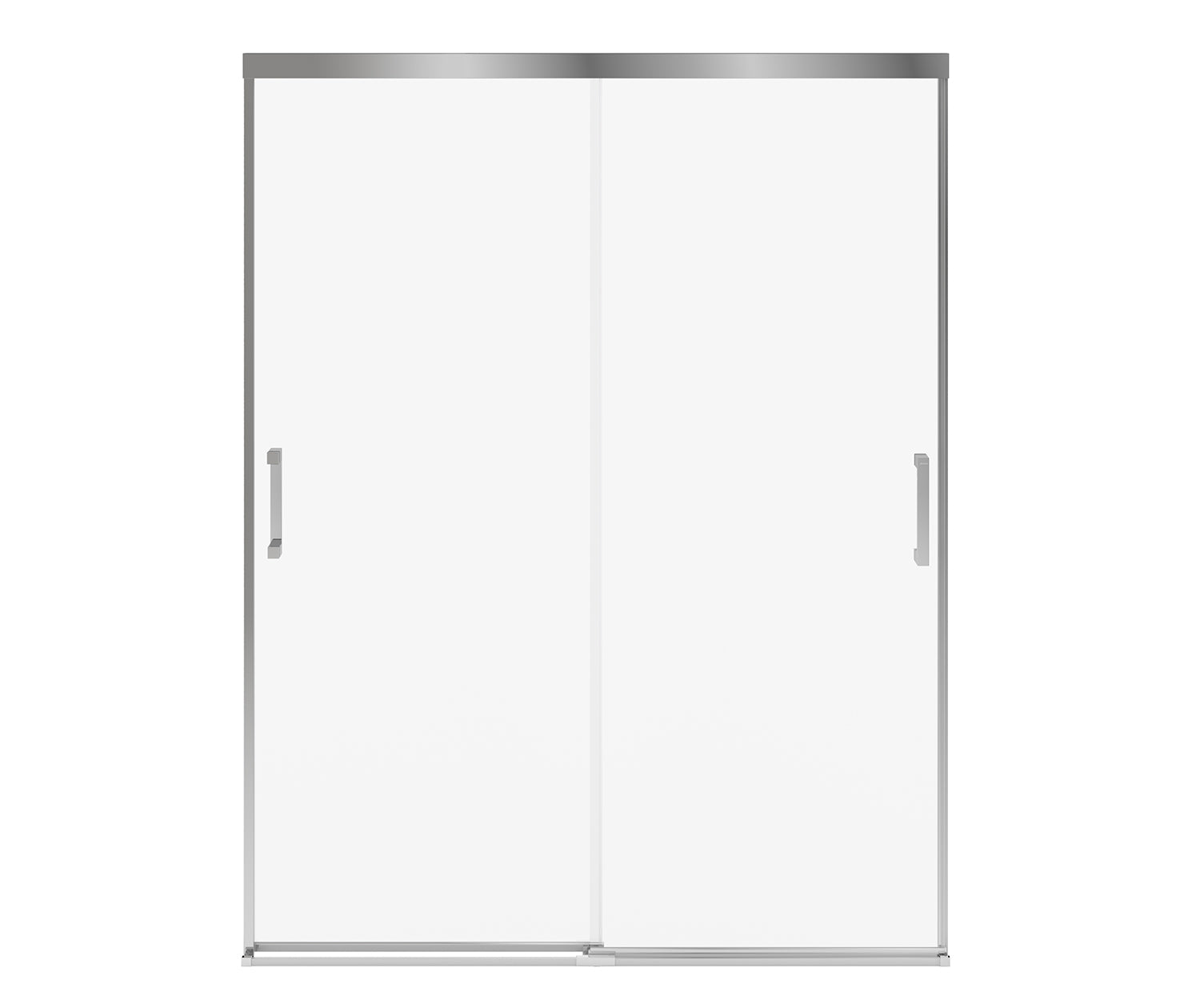 MAAX 135335-900-084-000 Incognito 76 56-59 x 76 in. 8mm Bypass Shower Door for Alcove Installation with Clear glass in Chrome
