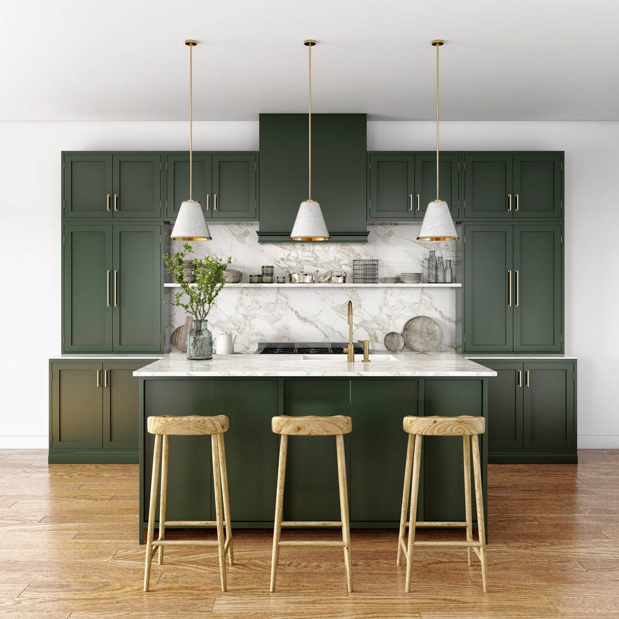 Atlas Homewares Erika Pull 5 1/16 Inch (c-c) Warm Brass